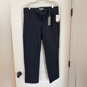 Wit & Wisdom Dark Indigo Straight Leg Jeans